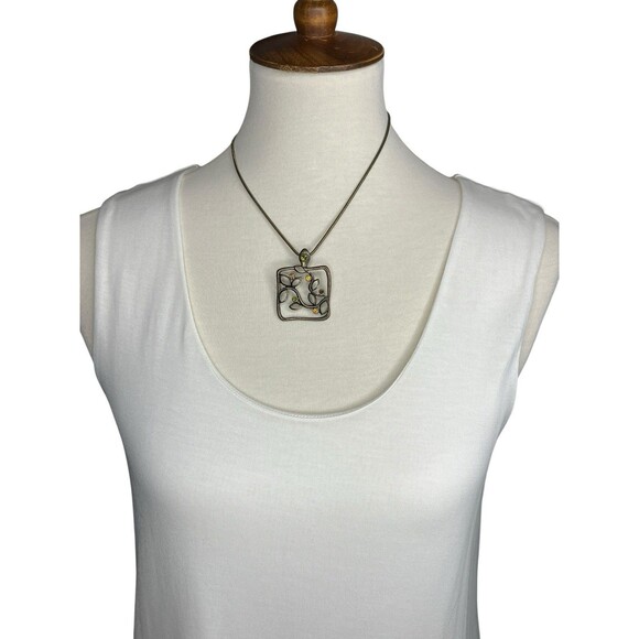 Lia Sophia Necklace Pendant Ivy League Arsty, Fairycore, Naturecore Signed - Picture 2 of 13